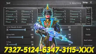 New Update 3.3⚡Best Sensitivity Code + Control Settings Pubg Mobile/Bgmi Sensitivity 2024