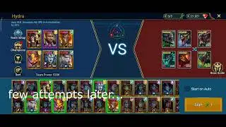 Raid Shadow Legends - hydra team showcase (Wukong, Raselvarg, Sicia, Shamael, UDK)