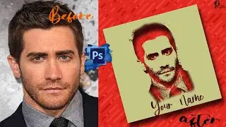 Photoshop-How to Create Graphic Portraits from Photos-Photo Editing 2020 -DRKCREATIONS