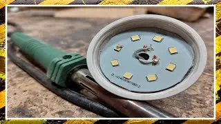 como reparar una bombilla led