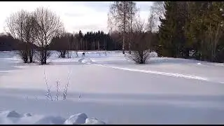Ларвен 57. Покатушки в лесу 01.02.23 (ч. 1)