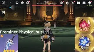 Lvl 1 Freminet Physical Team vs Lvl 90 Childe | Genshin Impact