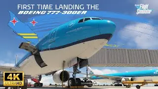 MSFS | FIRST TIME landing the Boeing 777 on Aruba | PMDG 777