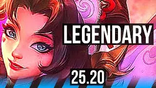 SERAPHINE vs LISSANDRA (MID) | Legendary | EUW Master | 25.20