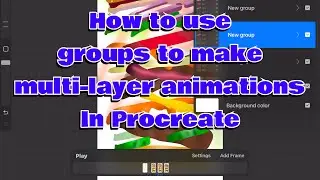 How to use layer groups to create multi-layer animations in 