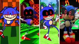 Kick.exe, but Sonic EXE All Versions Compilation