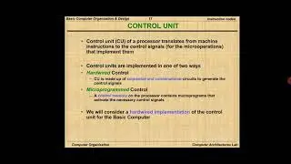 COA - UNIT:- 2 INSTRUCTION CYCLE - CLASS 9