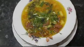 Гороховый суп с колбасой/Легко!/Экономное меню