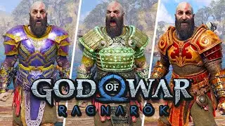 God of War Ragnarök - ALL 54 Armor Sets Showcase (All Outfits)