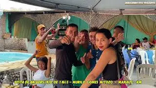 Festa de  Aniversario de 1 mes  - Murilo gomes mitozo - Jabazinho dos teclados ao vivo