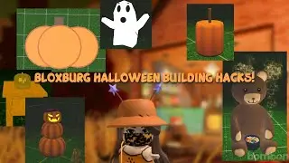NEW BLOXBURG HALLOWEEN BUILDING HACKS!
