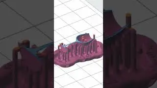wine glass 3d printing animation 