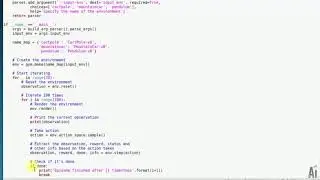 79  Reinforcement learning Building a learning agent