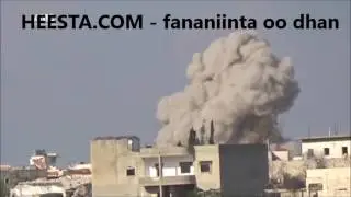 daawo dagaal gantaalo ku dhacaya magaalo siiriya ah somali