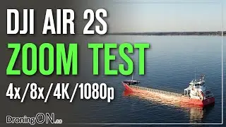 DJI AIR 2S ZOOM Test - Digital or Sensor Crop?