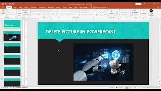 How to delete picture or image from powerpoint slide 
