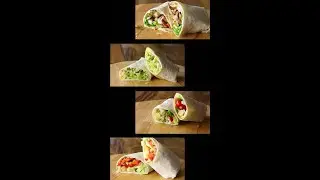 4 x Quick & Easy Tortilla Wrap Lunch Ideas! #lunchboxrecipe