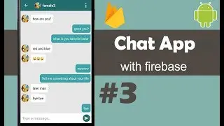 Chat App with Firebase Part 3 - User Information, AutoLogin and Logout - Android Studio Tutorial
