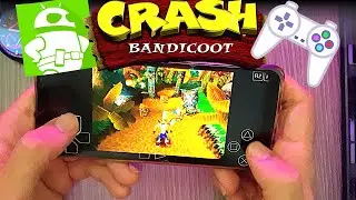 Crash Bandicoot - PS1 Emulator Android Gameplay (ePSXe) - APK For Mobile - 2022