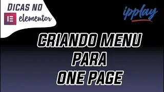 Como Criar um Menu para um Site Onepage