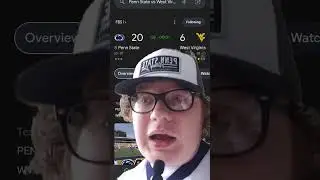 Penn State VS West Virginia Halftime Report