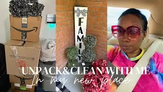 I MOVED/CLEAN&UNPACK W/ME#home #moving #unpacking #cleaningmotivation #pinkdecor #subscribe