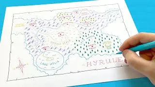 How To Draw A World Map!