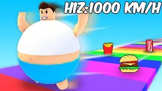 WE GOT FAT AND COMPETED - Roblox Fat Race Clicker