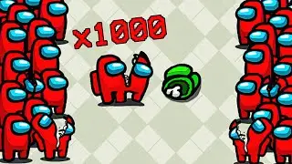 AMONG US, but impostors duplicate with every kill
