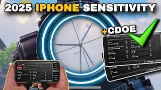 PUBG MOBILE SENSITIVITY SETTINGS 2025 iPhone 🔥 BEST SENSITIVITY +CODE ✅ COPY & USE!