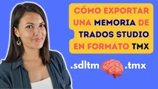 📤 Cómo exportar una memoria de Trados Studio en formato TMX