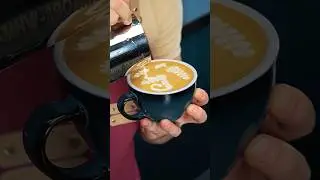 Учимся рисовать горного козла на кофе 