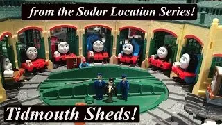 Thomas and Friends Trackmaster Sodor Location-Tidmouth Sheds!