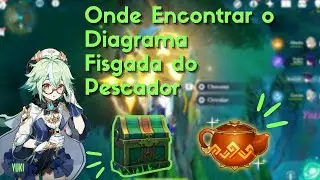 Como e onde pegar o Diagrama da ''Fisgada do Pescador'' - Genshin Impact