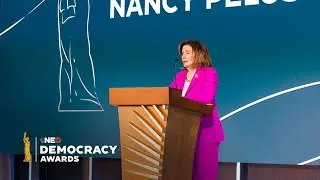 Senator Nancy Pelosi Receives the Democracy Service Medal | 2024 NED Democracy Awards