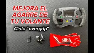 Improve the grip of your sim racing steering wheel