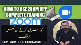 💻 LAPTOP/PC ZOOM APP TRAINING | How To learn from Zoom App on Laptop /Pc