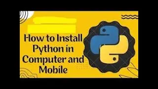How to Install Python in Mobile and PC  || மொபைலில் பைதான் இன்ஸ்டால் செய்வது எப்படி ?