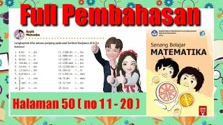 Jawaban MTK Hal 50 (PART 2) Kelas 5 - Senang Belajar Matematika