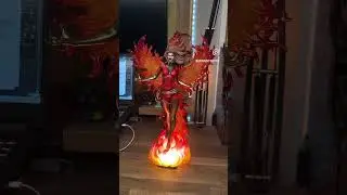 3D Printed Phoenix thingamagig sculpt from CA 3D Studios 