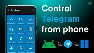 Telegram Remote Control Widget for PC | Keyboard Extension