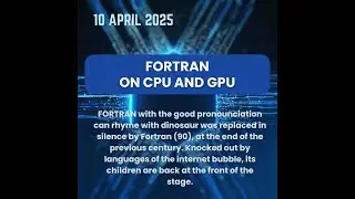 Fortran on CPU and GPU