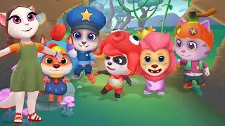 Cute🐇🐿🥇Alphabet Song with SQUID DOLL ANGELA KIDS ALPABET