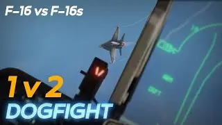DCS: 1v2 Dogfight, Viper Against Vipers #dcsworld