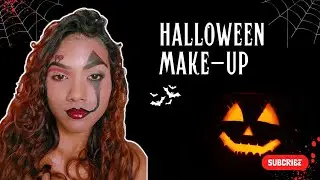 Halloween make-up tutorial/Sah silva ~ Doçuras ou travessuras