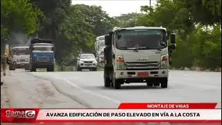 Ecuador | Avanza edificación de paso elevado en vía a la costa.