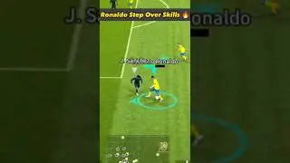 Ronaldo Step Over Skills Move | eFootball 2023 Mobile