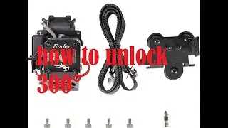Ender 3 S1 , ender 3 v1 / v2 Sprite Extruder PRO (KIT) how to unlock 300° Celcius feature.