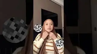 Tutorial hijab pashmina paling mudah #shorts