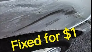 Massive car scuffs gone in 60 seconds - Cost $1